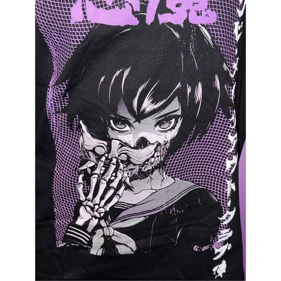 NWT Zombie Makeout Club Black Short Sleeve T Shirt Size Medium - Picture 2 of 4